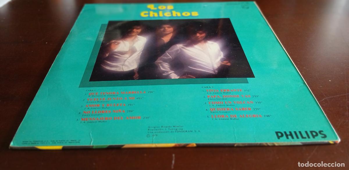 Discos de vinilo: LOS CHICHOS - AMOR Y RULETA - LP - 1979 - Foto 2