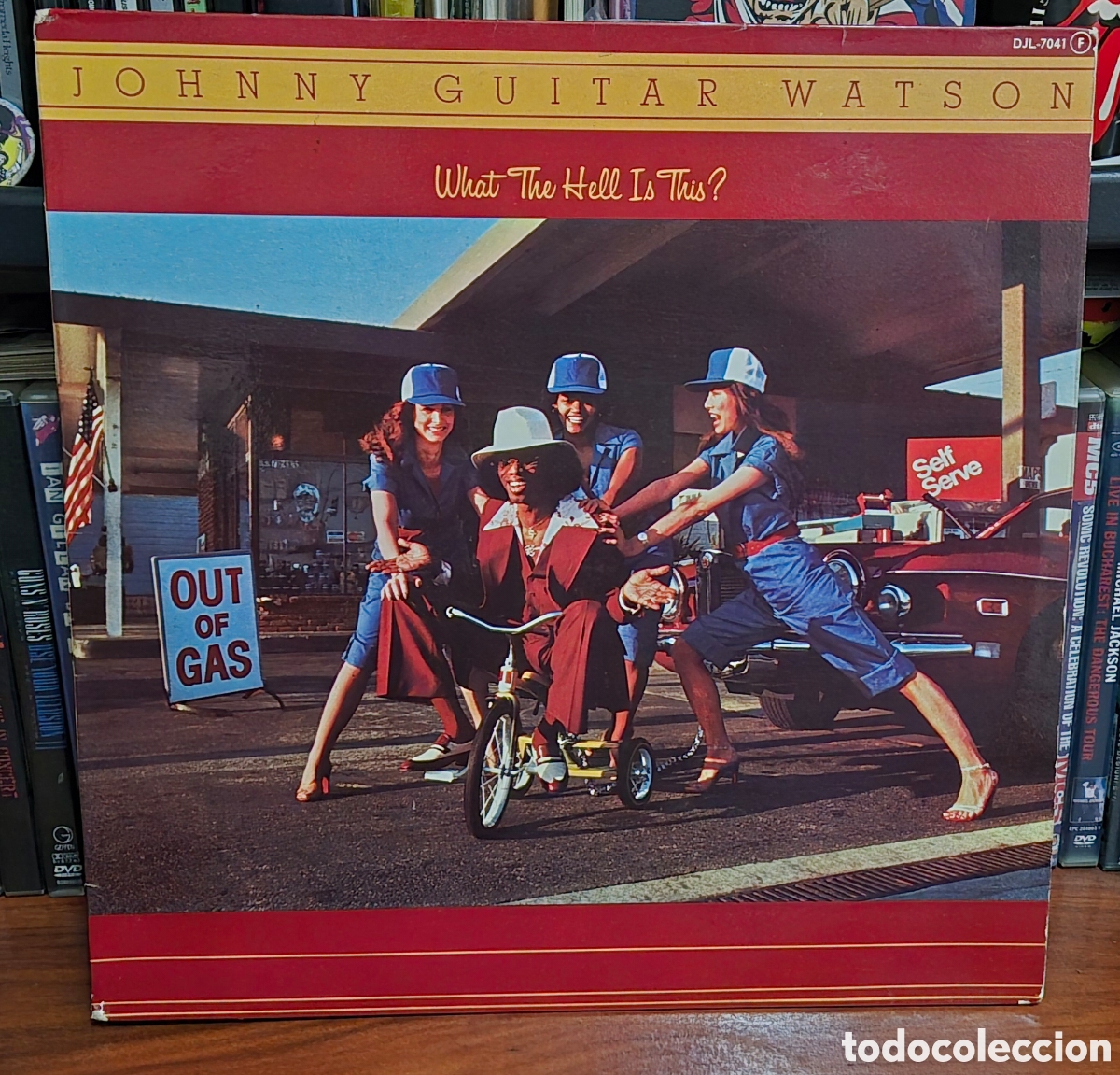 Discos de vinilo: Johnny Guitar Watson &ndash; What The Hell Is This? PROMO LP RARO