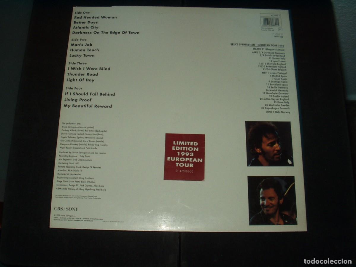 Discos de vinilo: BRUCE SPRINGSTEEN LP DOBLE IN CONCERT - Foto 2