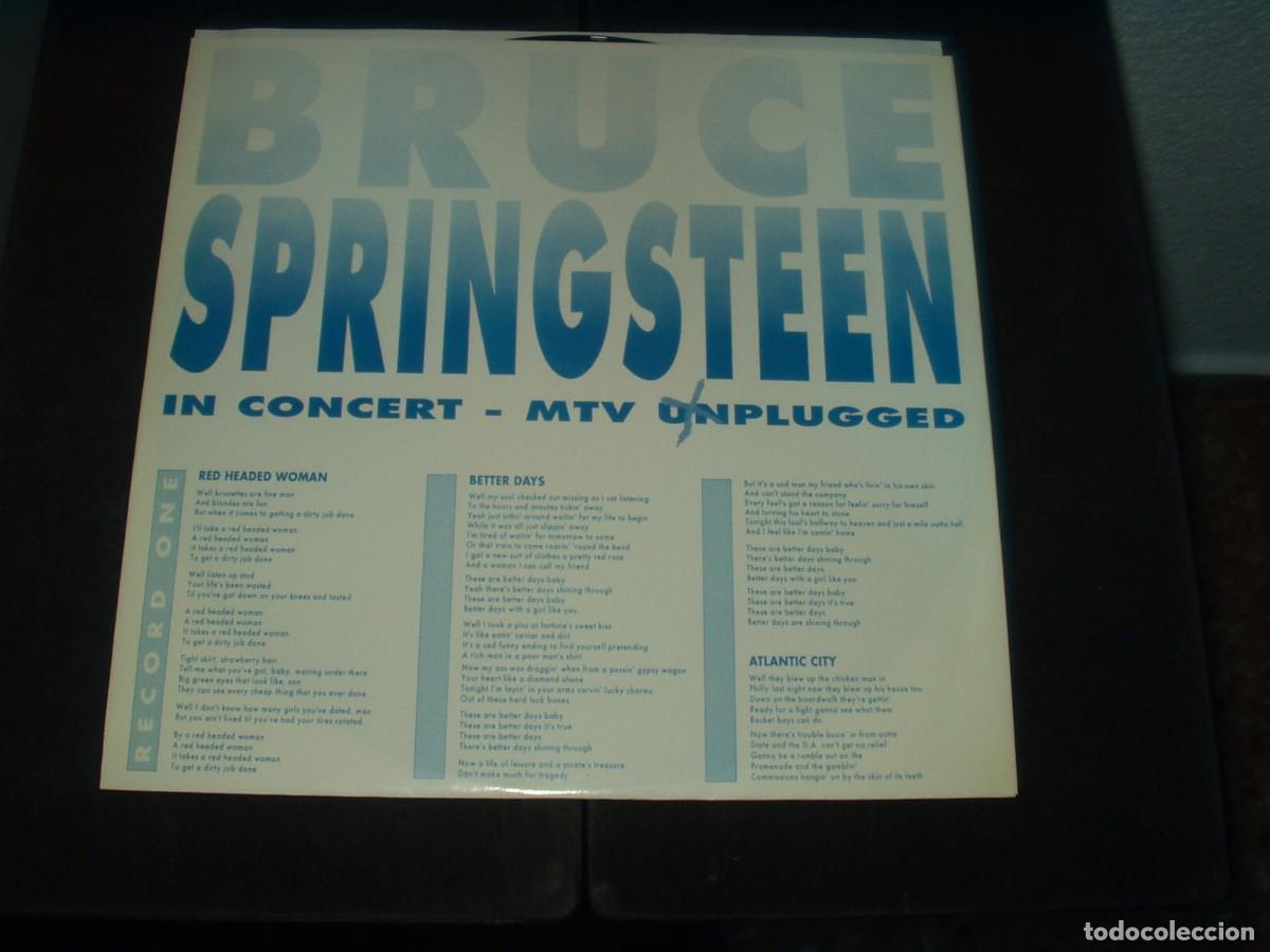 Discos de vinilo: BRUCE SPRINGSTEEN LP DOBLE IN CONCERT - Foto 3