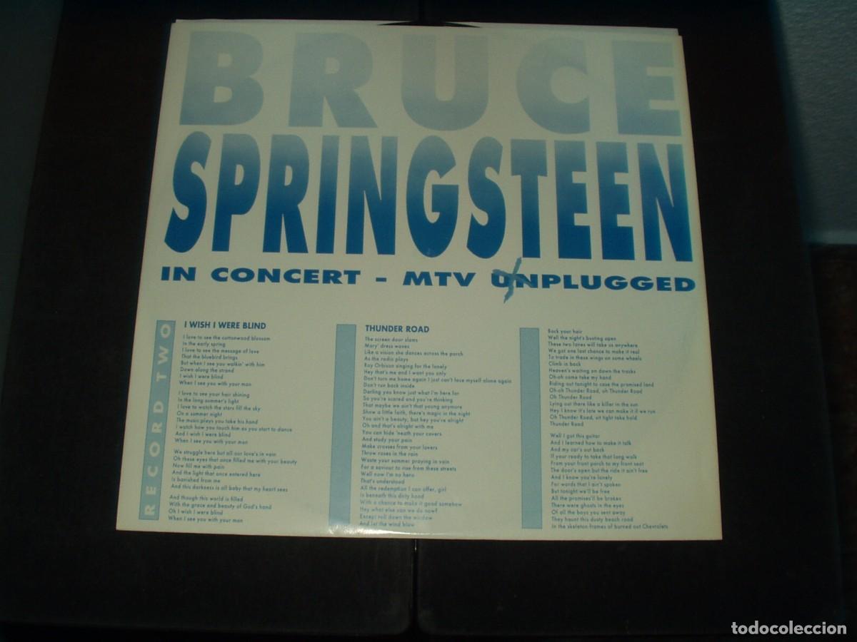 Discos de vinilo: BRUCE SPRINGSTEEN LP DOBLE IN CONCERT - Foto 5