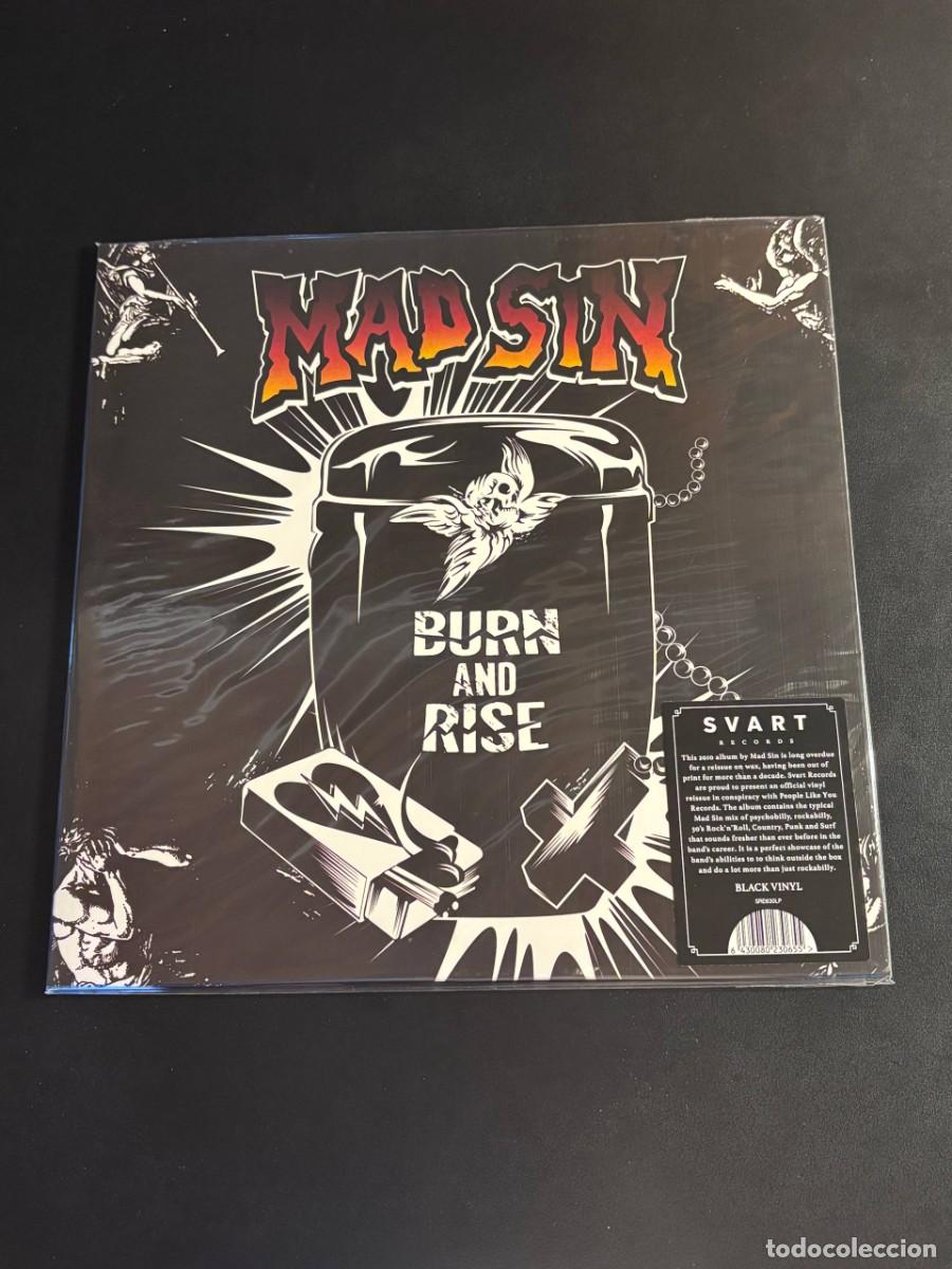 Discos de vinilo: Mad Sin Burn And Rise Disco de vinilo LP psychobilly punk como meteors nekromantix