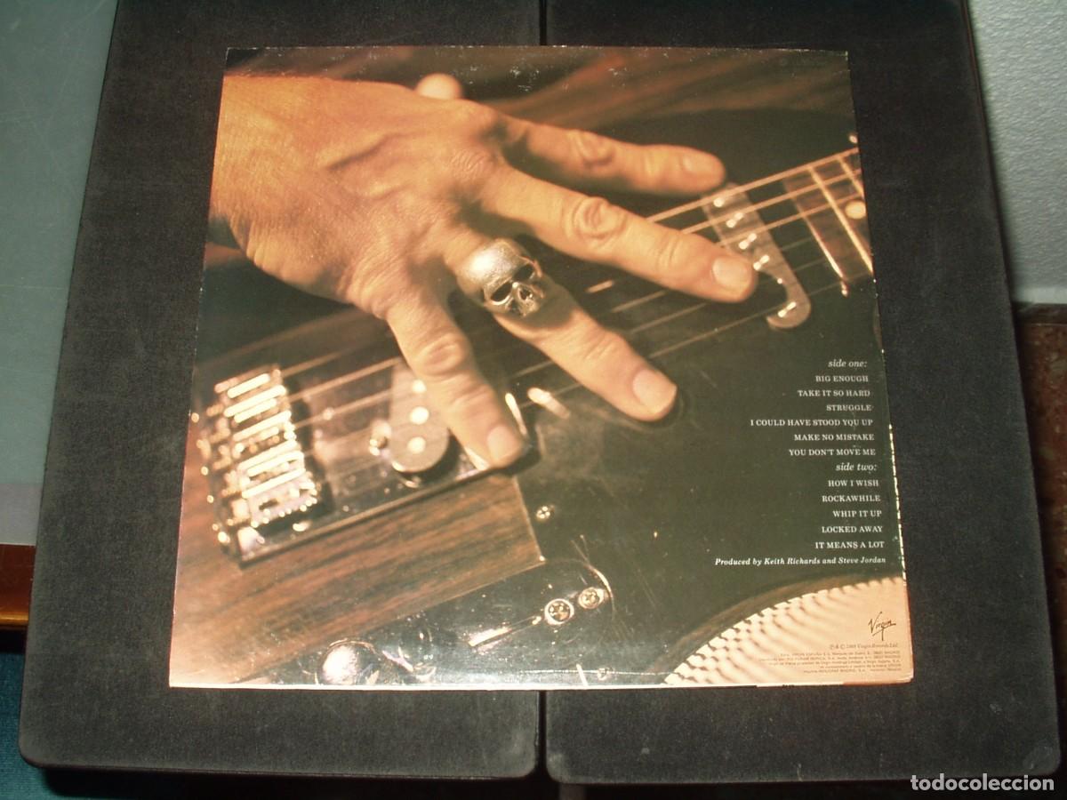 Discos de vinilo: KEIT RICHARDS LP TALK IS CHEAP ROLLING STONES. - Foto 2