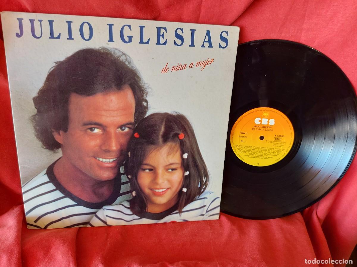 Discos de vinilo: LP JULIO IGLESIAS DE NI&Ntilde;A A MUJER 1981 ( PEDIDOS M&Iacute;NIMOS 10 &euro; ) CAJA N.&ordm; 3 - LP