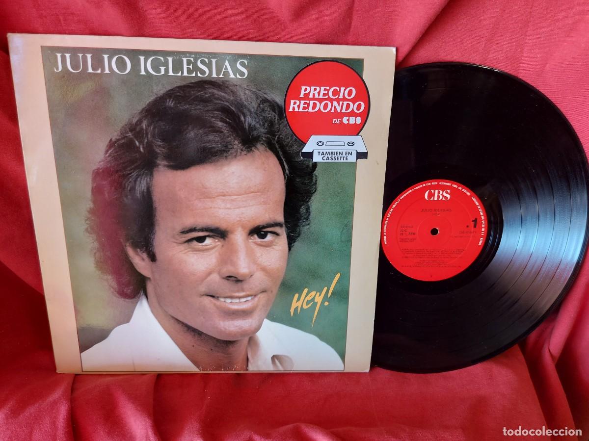 Discos de vinilo: LP JULIO IGLESIAS HEY 1980 ( PEDIDOS M&Iacute;NIMOS 10 &euro; ) CAJA N.&ordm; 3 - LP