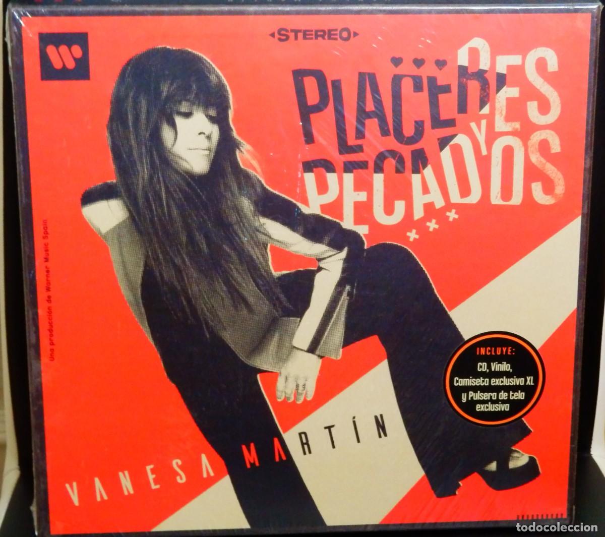 Discos de vinilo: Vanesa Mart&iacute;n * Box Vinilo + CD + Camiseta L + Pulsera * Placeres y Pecados * Caja Precintada