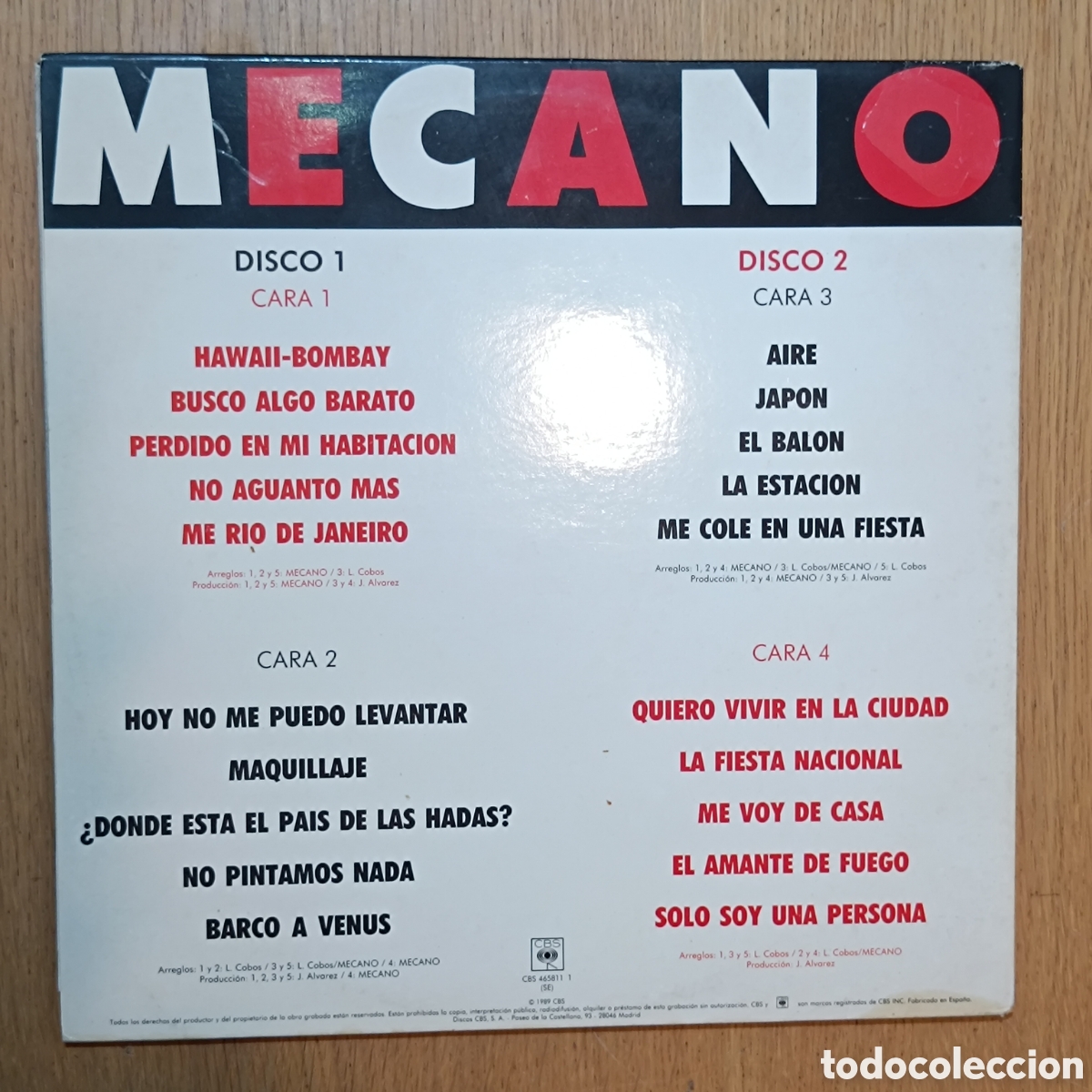 Discos de vinilo: Mecano (2 LPs) 20 Grandes &Eacute;xitos - Foto 2