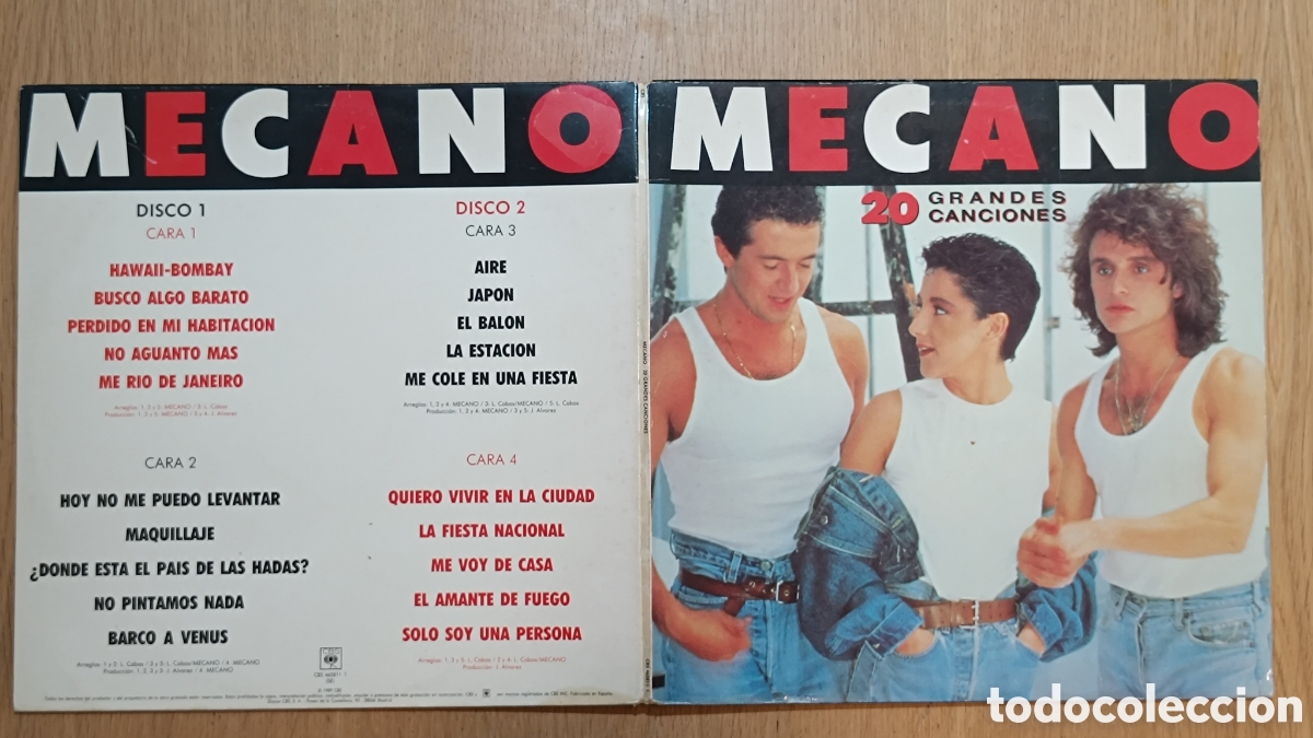 Discos de vinilo: Mecano (2 LPs) 20 Grandes &Eacute;xitos - Foto 4