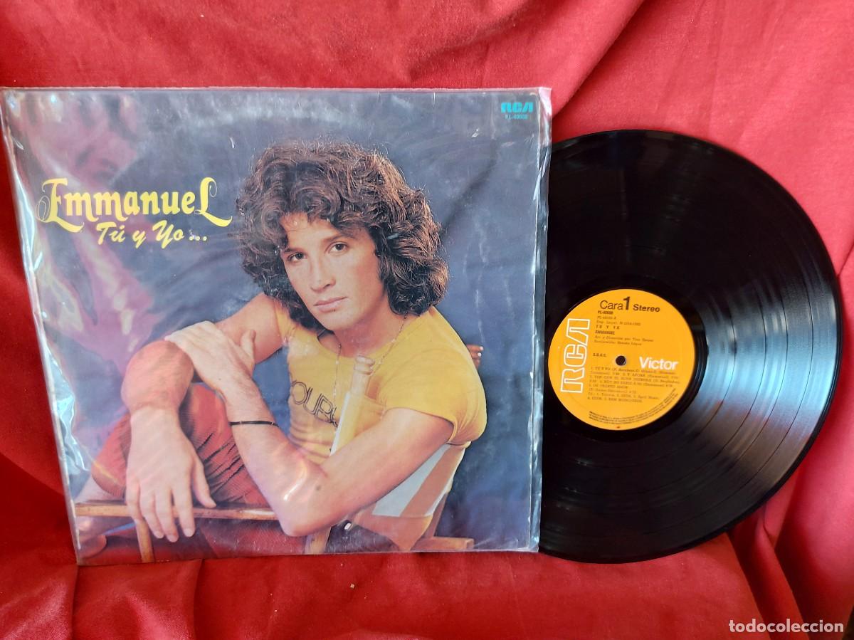 Discos de vinilo: LP EMMANUEL T&Uacute; Y YO 1982 ( PEDIDOS M&Iacute;NIMOS 10 &euro; ) CAJA N.&ordm; 3 - LP