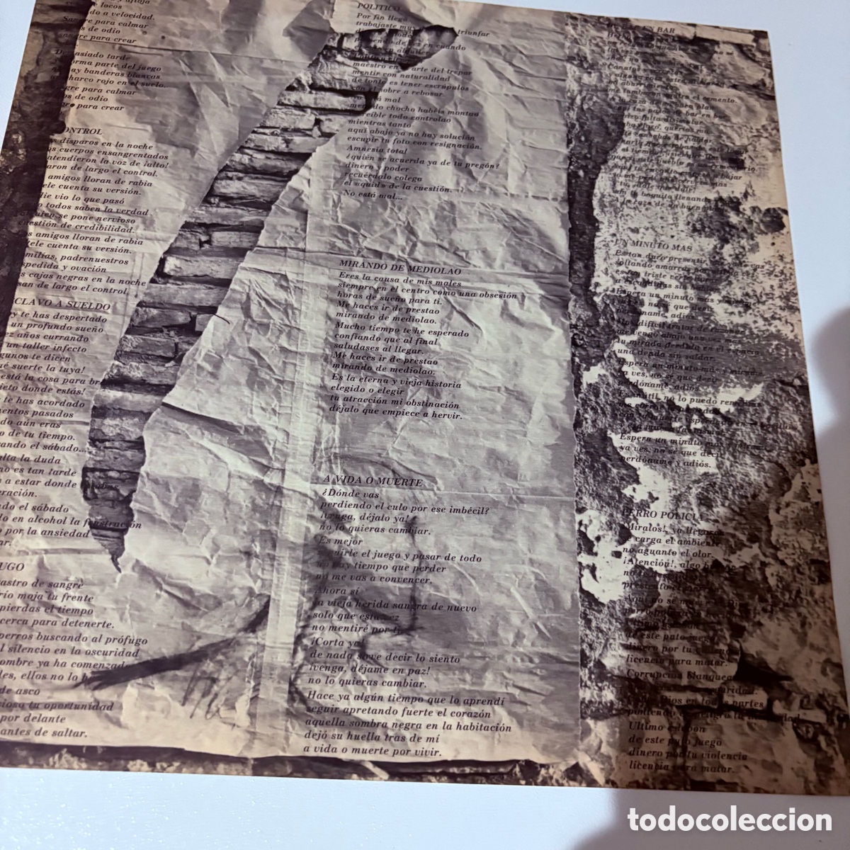 Discos de vinilo: LP Malos Tratos DE 1986 - Foto 3