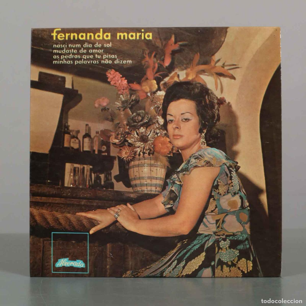 Discos de vinilo: EP. Nasci num dia de sol - Fernanda Maria - Alvorada. CON AUTOGRAFO CANTANTE