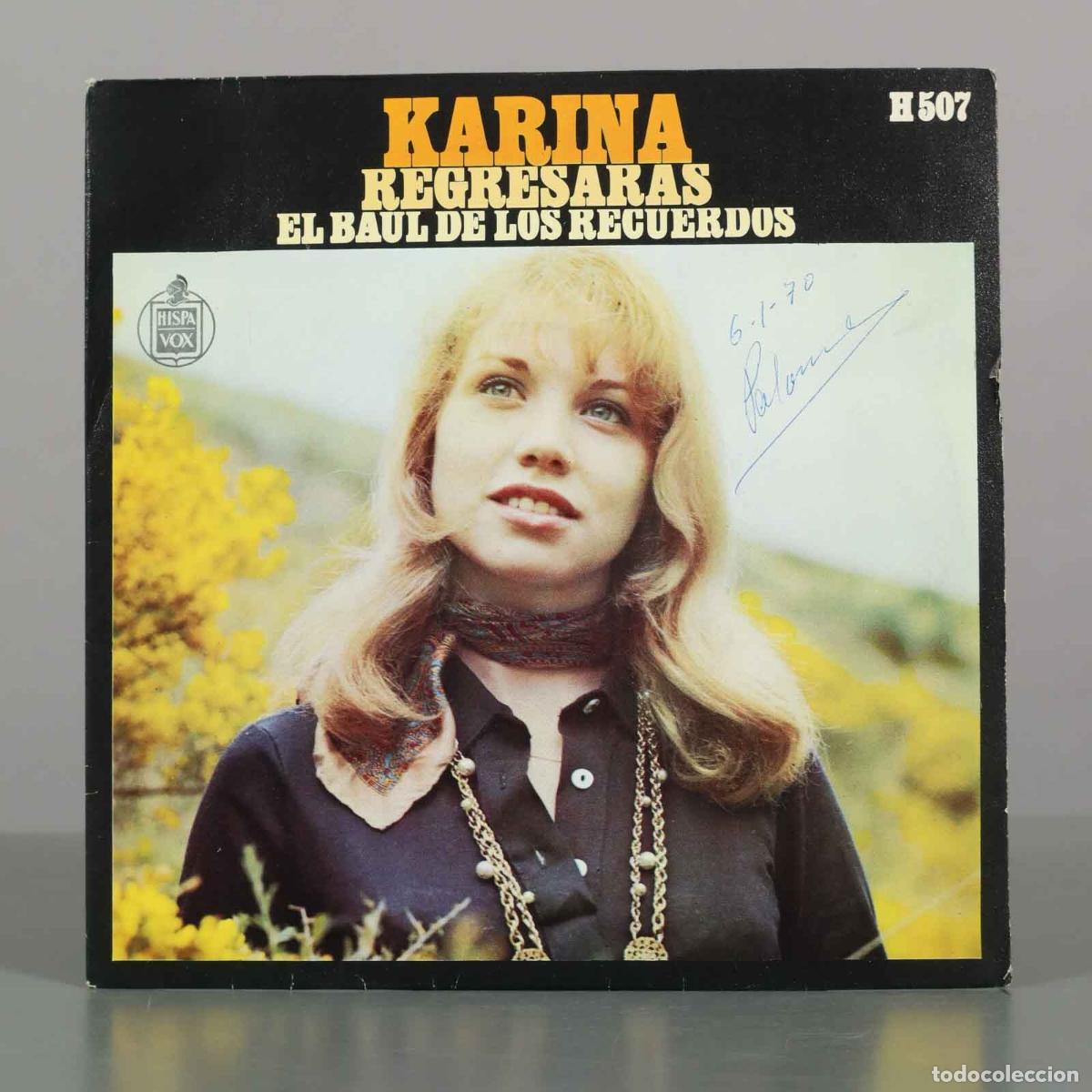 Discos de vinilo: SINGLE. Regresar&aacute;s / El Ba&uacute;l de los Recuerdos - Karina - Foto 1