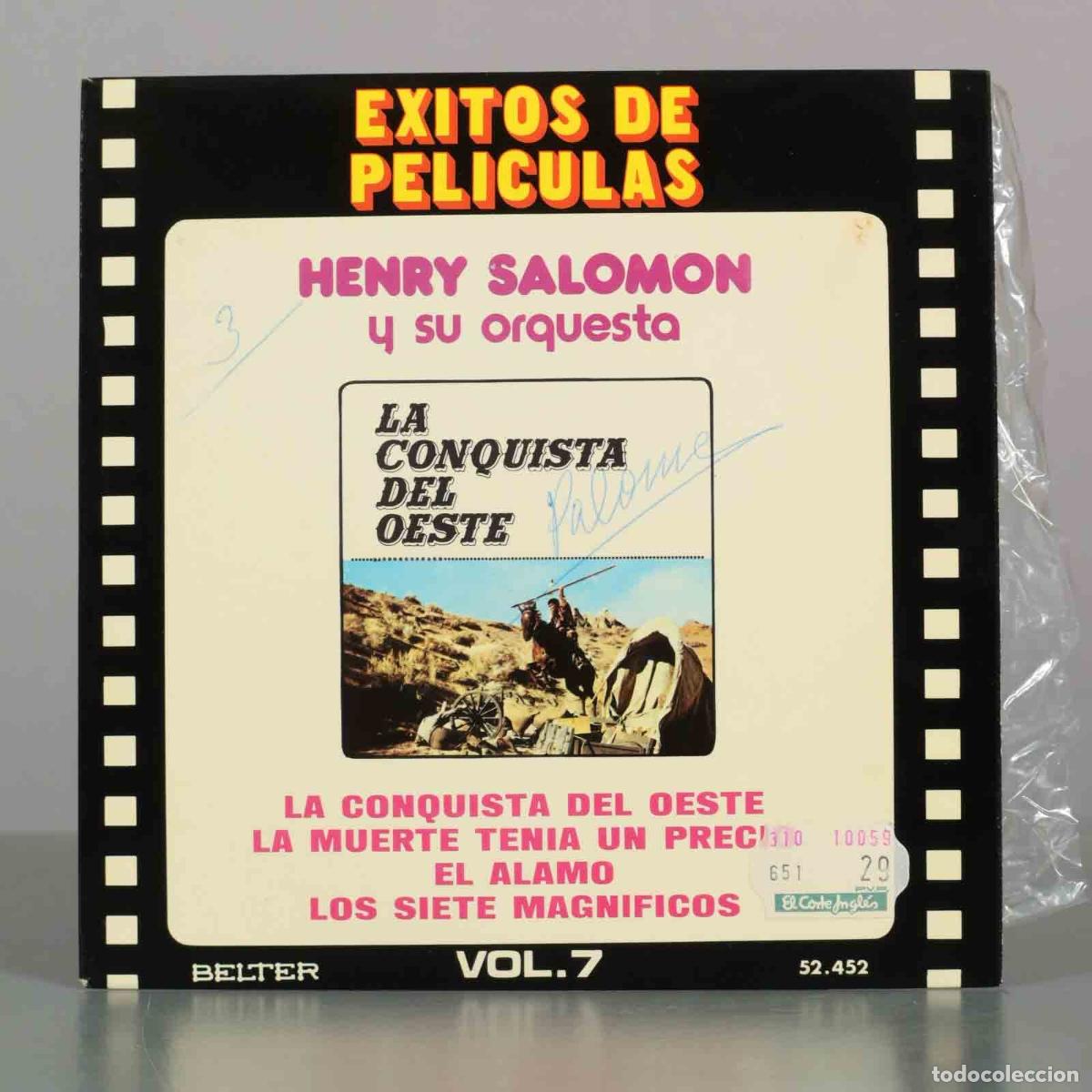 Discos de vinilo: EP. Exitos de Peliculas Vol. 7 - Henry Salomon y su Orquesta