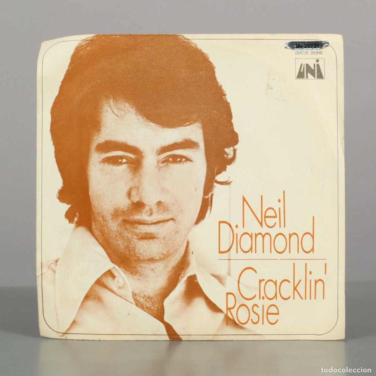 Discos de vinilo: SINGLE. Cracklin&acute; Rosie - Neil Diamond