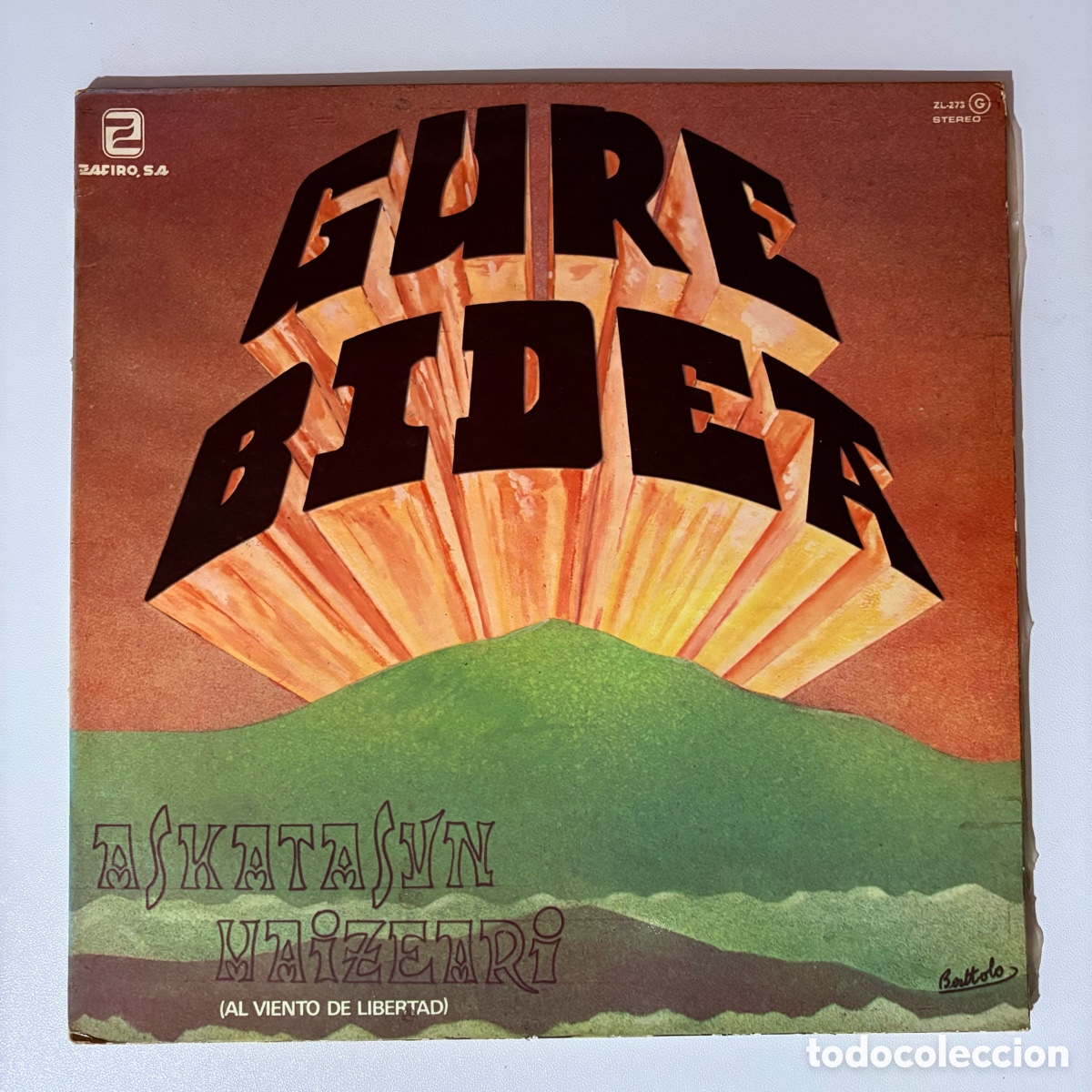 Discos de vinilo: LP Gure Bidea &ndash; Askatasun Maizeari DE 1979