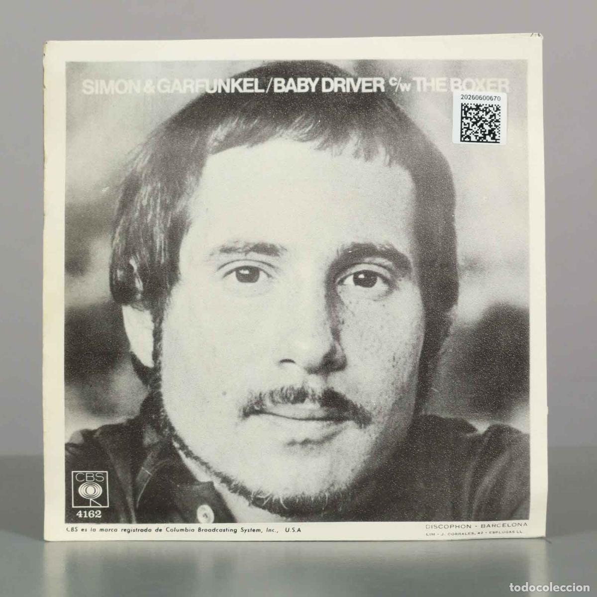 Discos de vinilo: SINGLE. The Boxer / Baby Driver - Simon and Garfunkel - Foto 2
