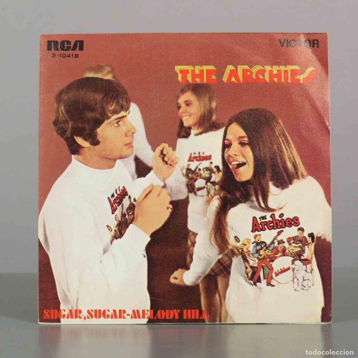 Discos de vinilo: SINGLE. Sugar, sugar - Melody Hill - The Archies
