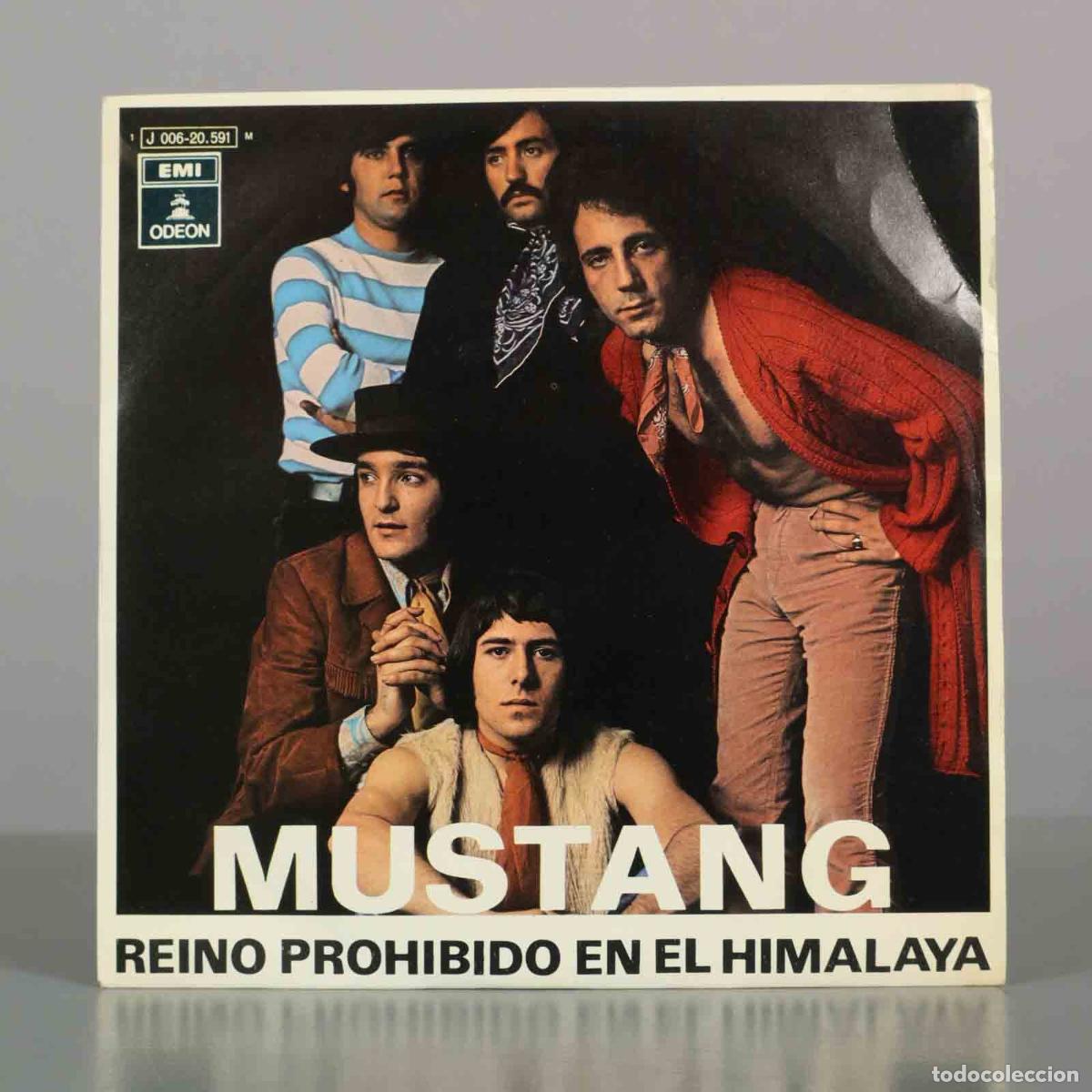 Discos de vinilo: SINGLE. Reino Prohibido En El Himalaya - Los Mustang