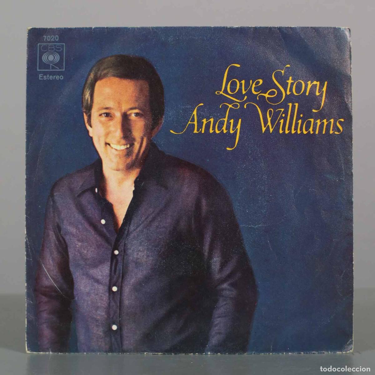 Discos de vinilo: SINGLE. Love Story / Something - Andy Williams
