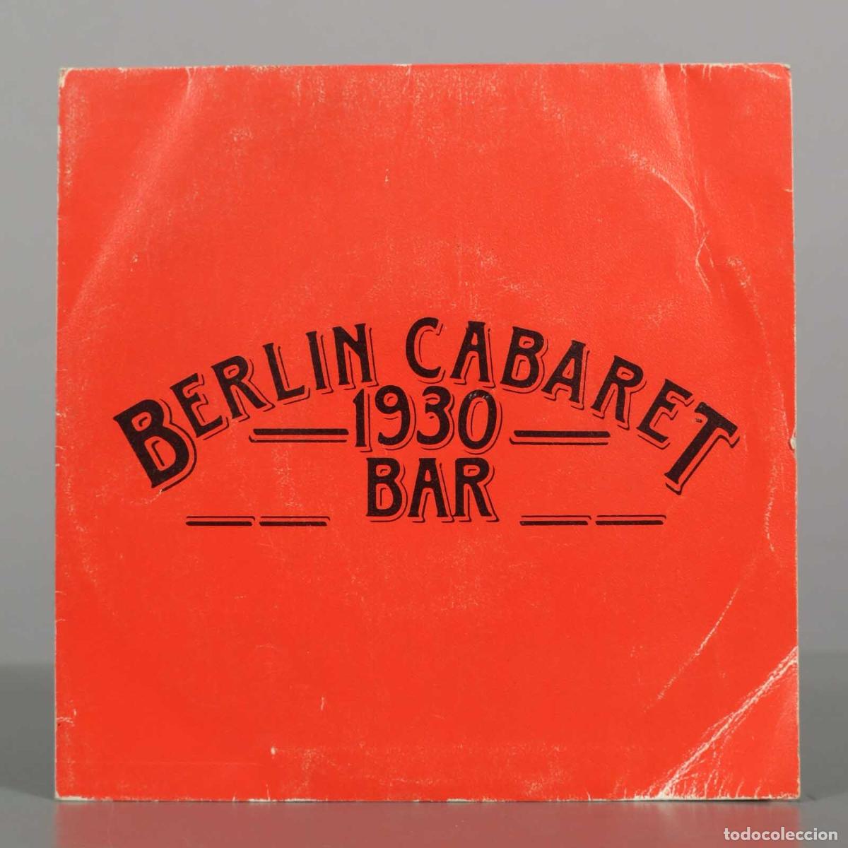 Discos de vinilo: SINGLE. Berlin Cabaret Bar - Jose Luis Medrano, Manuel Ferrer