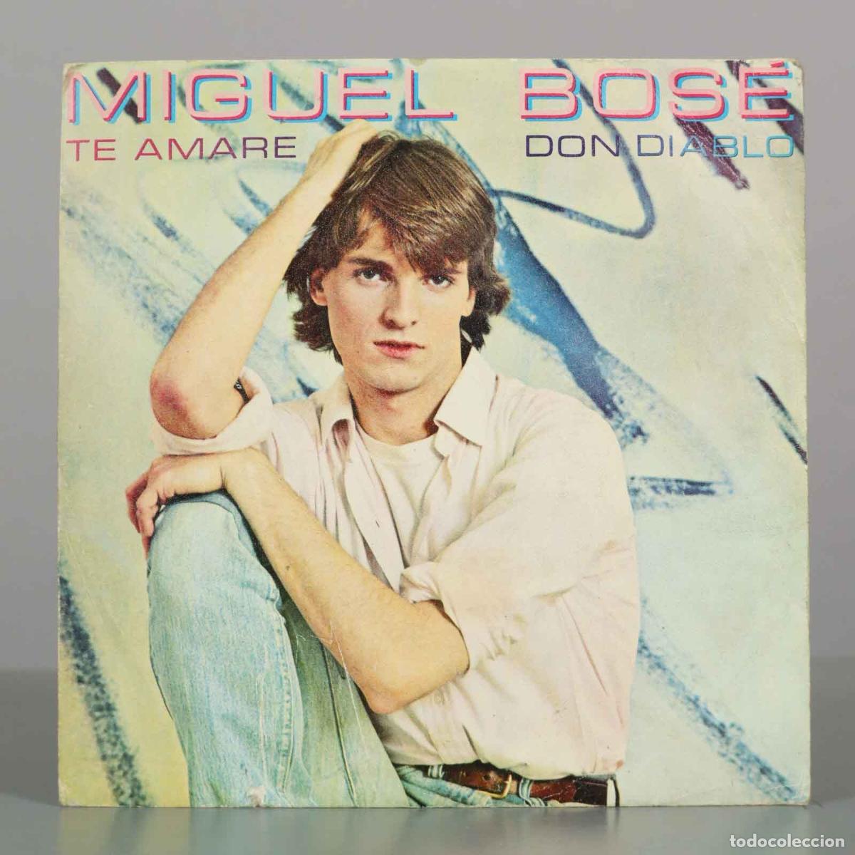 Discos de vinilo: SINGLE. Te Amar&eacute; / Don Diablo - Miguel Bos&eacute;