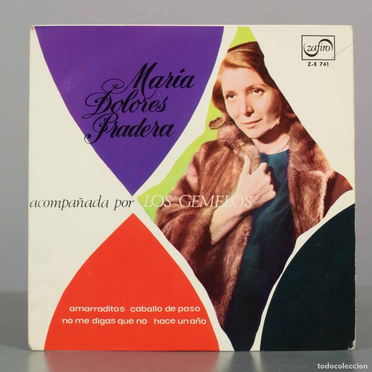 Discos de vinilo: EP. Amarraditos - Mar&iacute;a Dolores Pradera, Los Gemelos - Foto 1