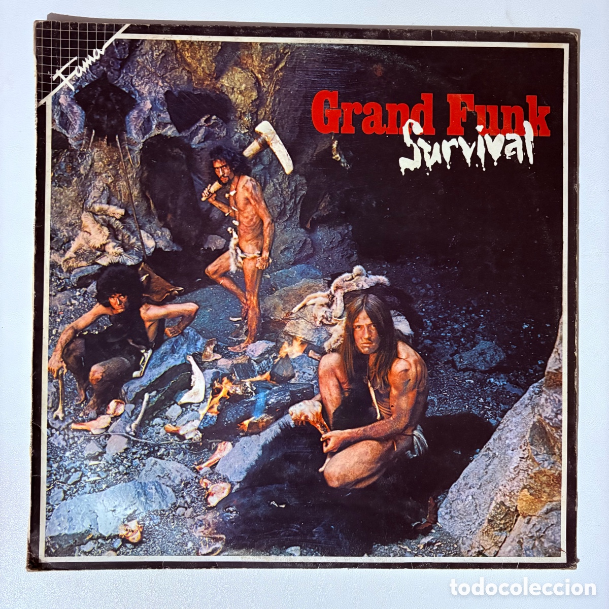 Discos de vinilo: lp Grand Funk Railroad &lrm;&ndash; Survival edicion espa&ntilde;ola de 1985