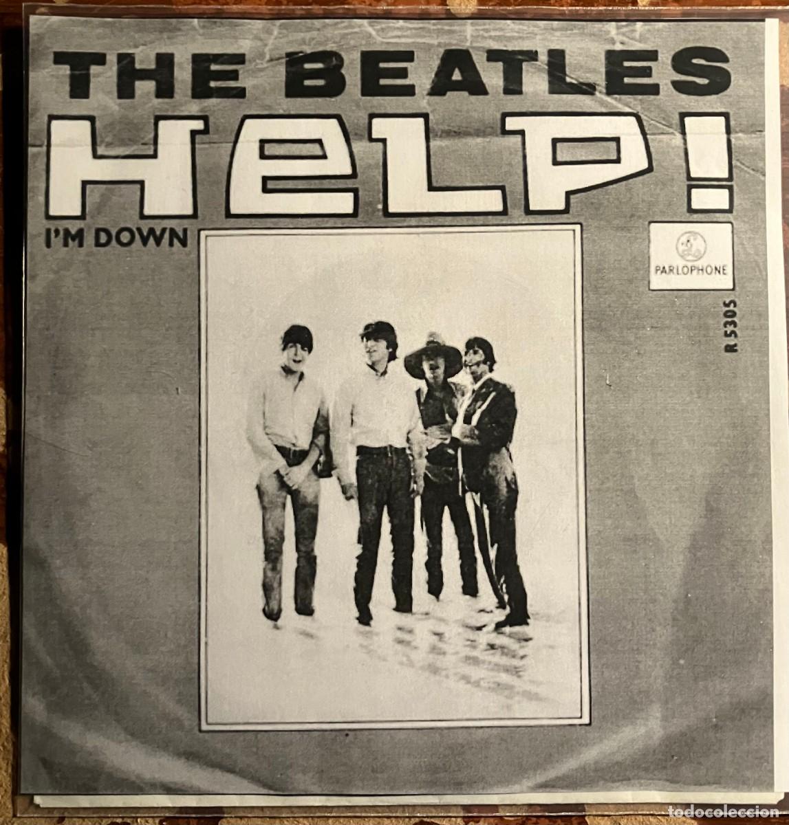 Discos de vinilo: the beatles - help, single 7&rdquo; edic 1965 mono NL - Foto 1