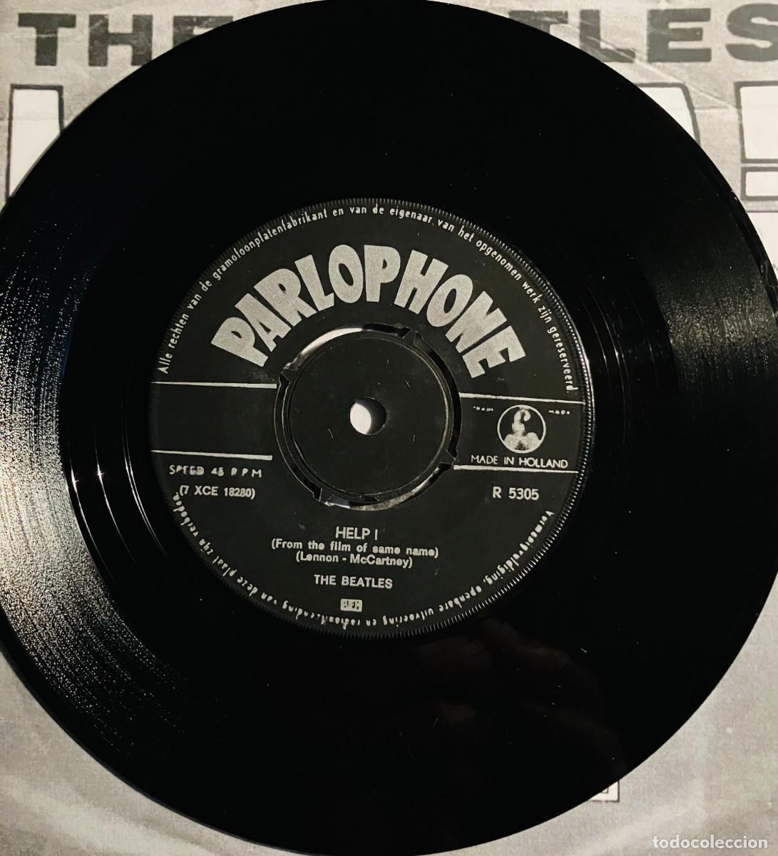 Discos de vinilo: the beatles - help, single 7&rdquo; edic 1965 mono NL - Foto 3
