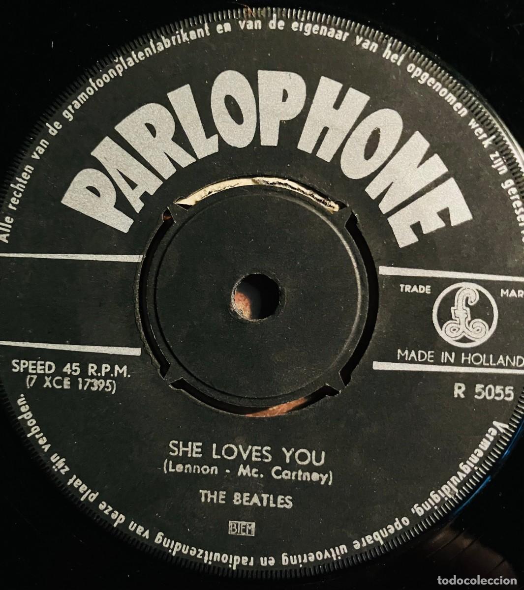 Discos de vinilo: beatles - she loves you, single 7&rdquo; mono 1963 NL