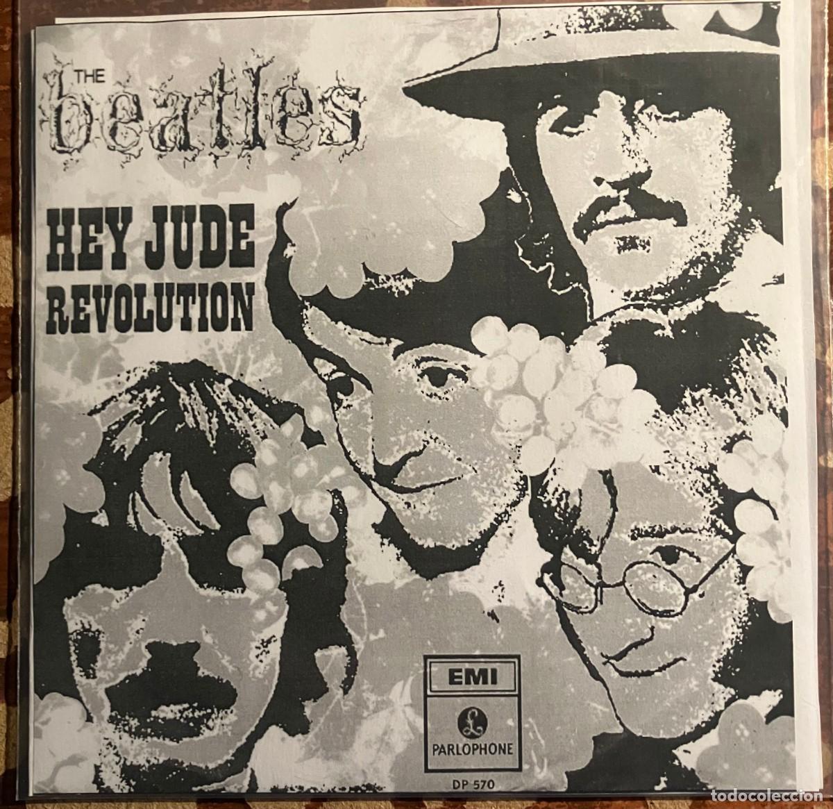 Discos de vinilo: beatles - hey jude, single 7&rdquo; 1968 mono NL