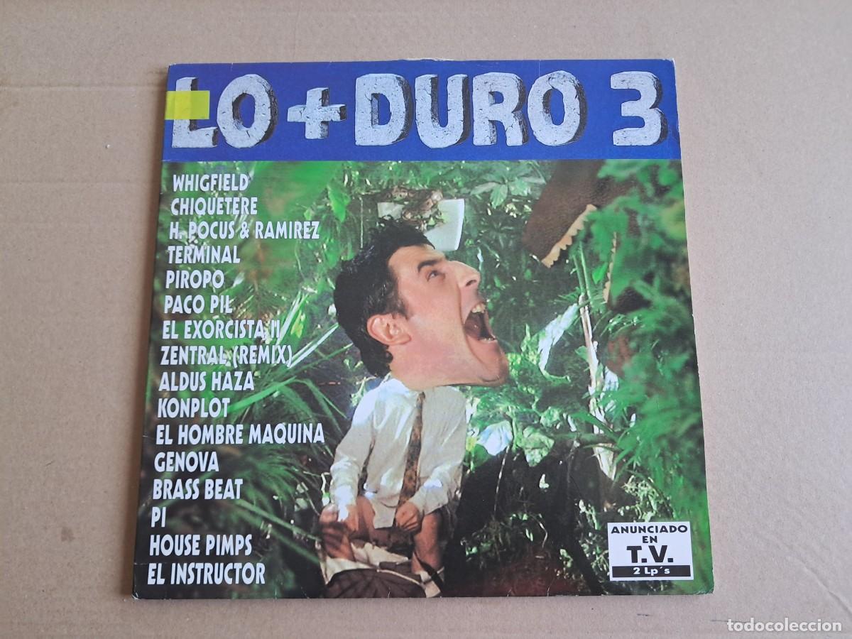 Discos de vinilo: VARIOS ARTISTAS - LO + DURO 3 DOBLE LP GATEFOLD 1994