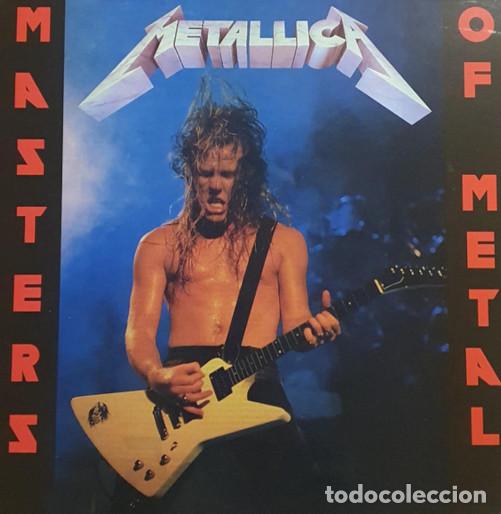 Discos de vinilo: LP METALLICA - Masters of metal - Diskoton MOM 86 - Clear GREEN marbled vinyl (M-/M-)