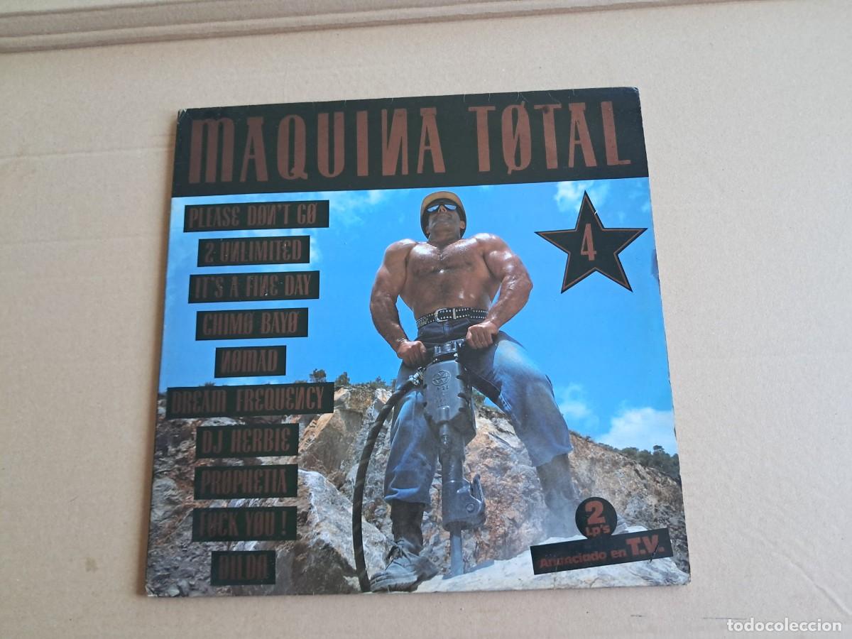 Discos de vinilo: VARIOS ARTISTAS - MAQUINA TOTAL 4 DOBLE LP GATEFOLD 1992