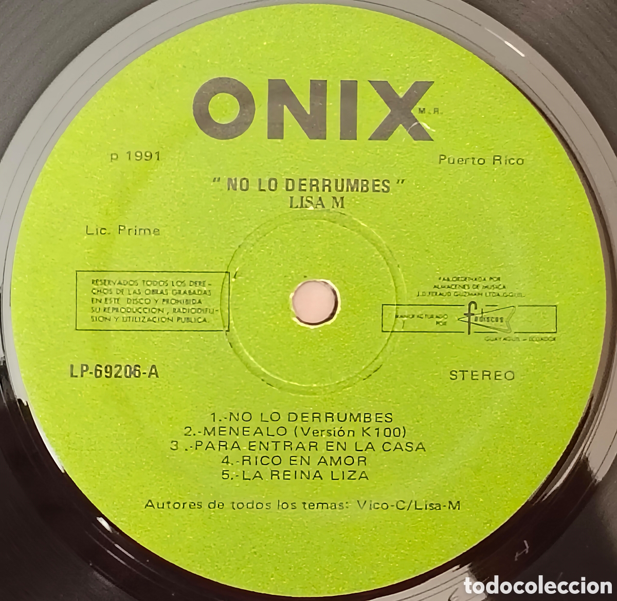 Discos de vinilo: Lisa M - No lo Derrumbes - - Foto 3