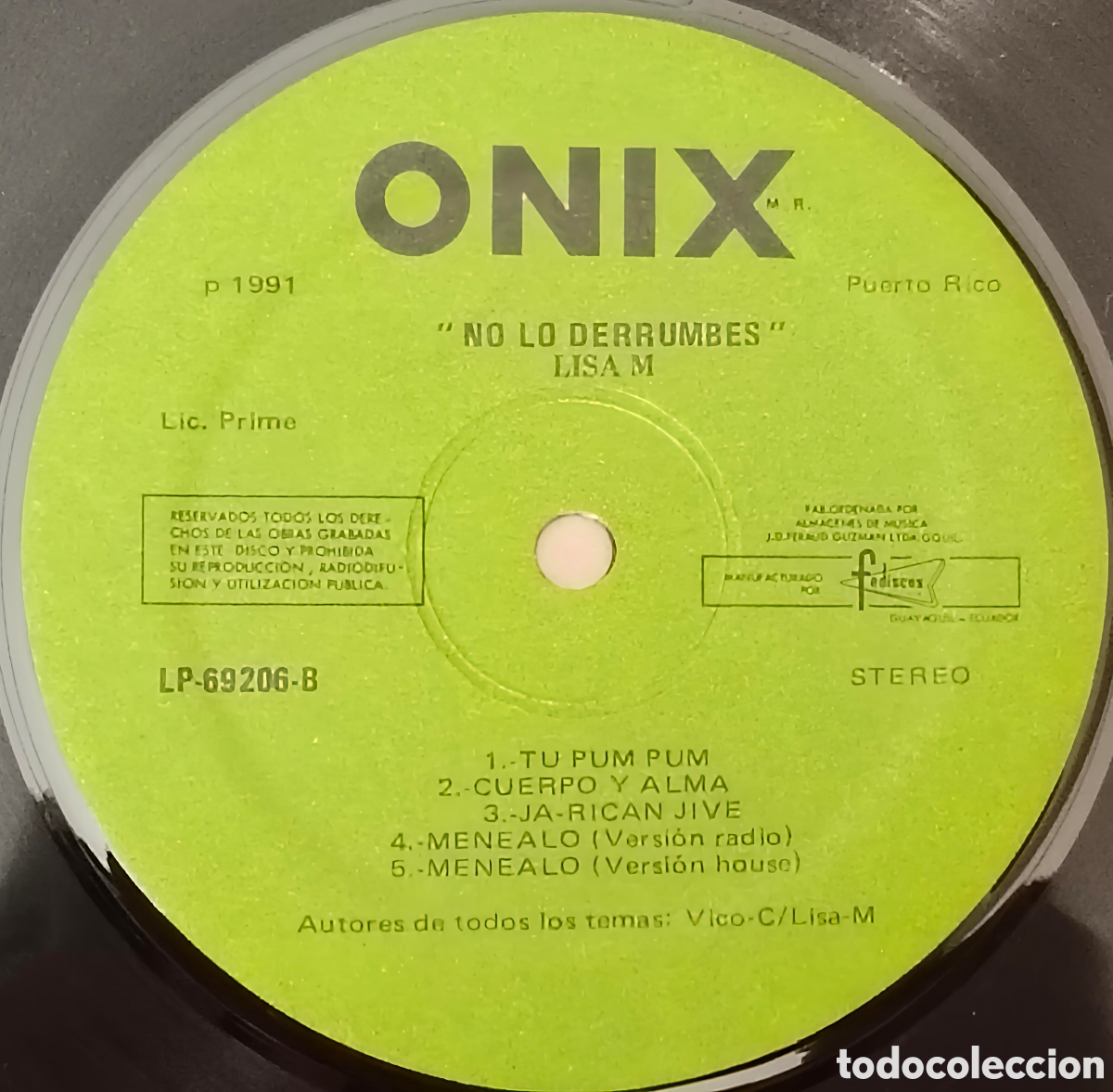 Discos de vinilo: Lisa M - No lo Derrumbes - - Foto 4
