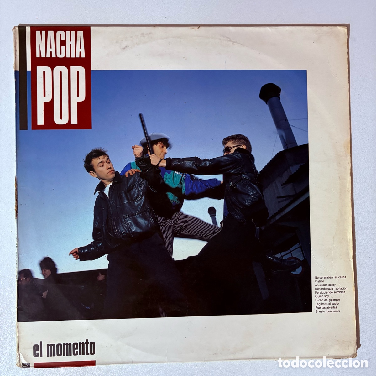 Discos de vinilo: lp Nacha Pop &ndash; El Momento edicion espa&ntilde;ola de 1987