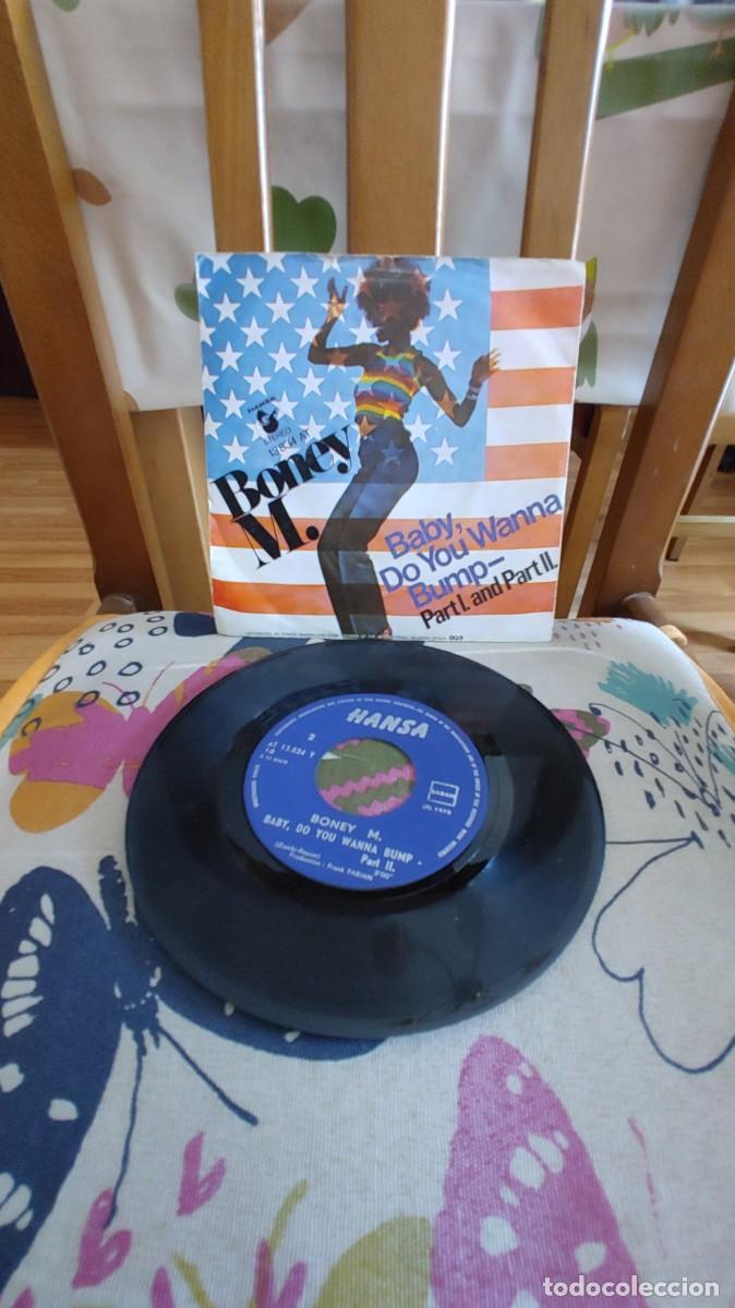 Discos de vinilo: BONEY M-SINGLE BABY DO YOU WANNA BUMP