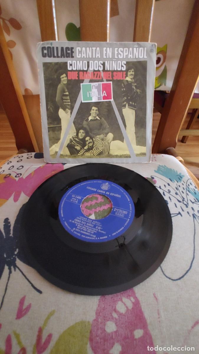 Discos de vinilo: COLLAGE-SINGLE COMO DOS NI&Ntilde;OS-EN ESPA&Ntilde;OL