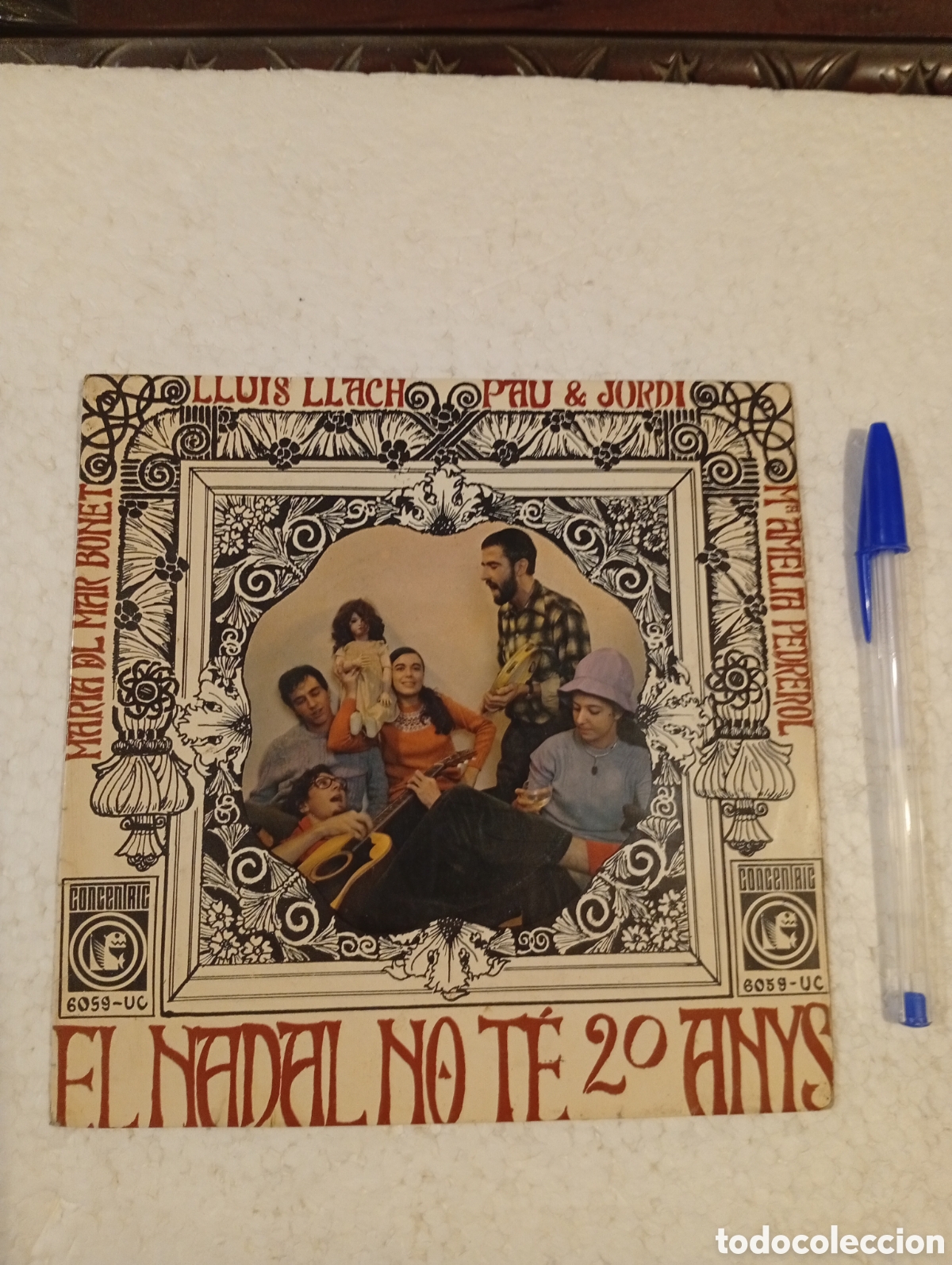 Discos de vinilo: 1 SINGLE 45 RPM EL NADAL NO T&Eacute; 20 ANYS BONET LLACH... 1967