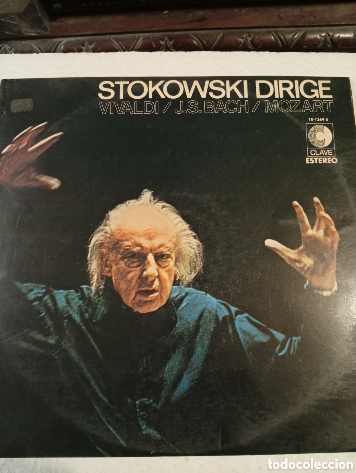 Discos de vinilo: 1 LP STOKOWSKI DIRIGE. VIVALDI BACH MOZART. VANGUARD 1976