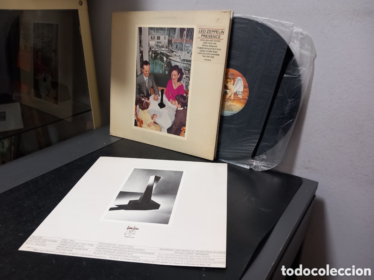 Disques de vinyle: ANTIGUO LP LED ZEPPELIN PRESENCE ORIGINAL
