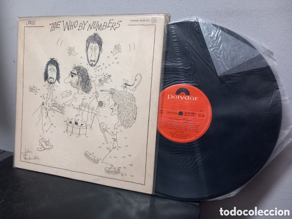 Disques de vinyle: ANTIGUO LP THE WHO BY NUMBERS ORIGINAL