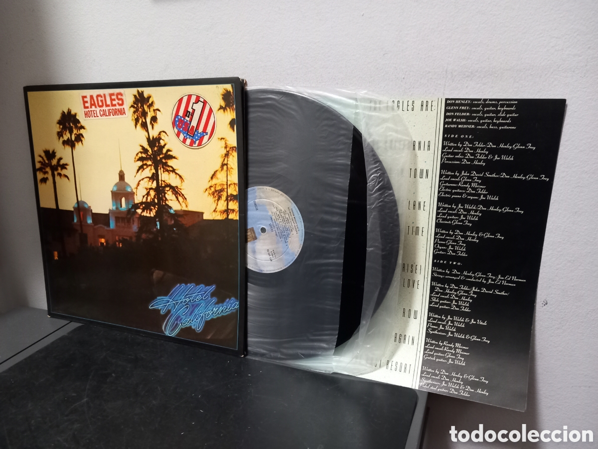 Discos de vinilo: ANTIGUO LP EAGLES HOTEL CALIFORNIA ORIGINAL