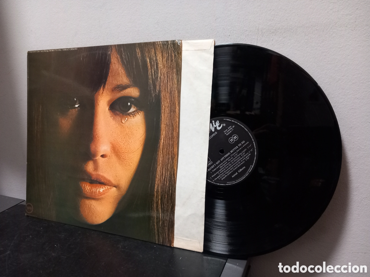 Discos de vinilo: ANTIGUO LP ASTRUD GILBERTO I HAVEN'T GOT ANYTHING BETTER TO DO