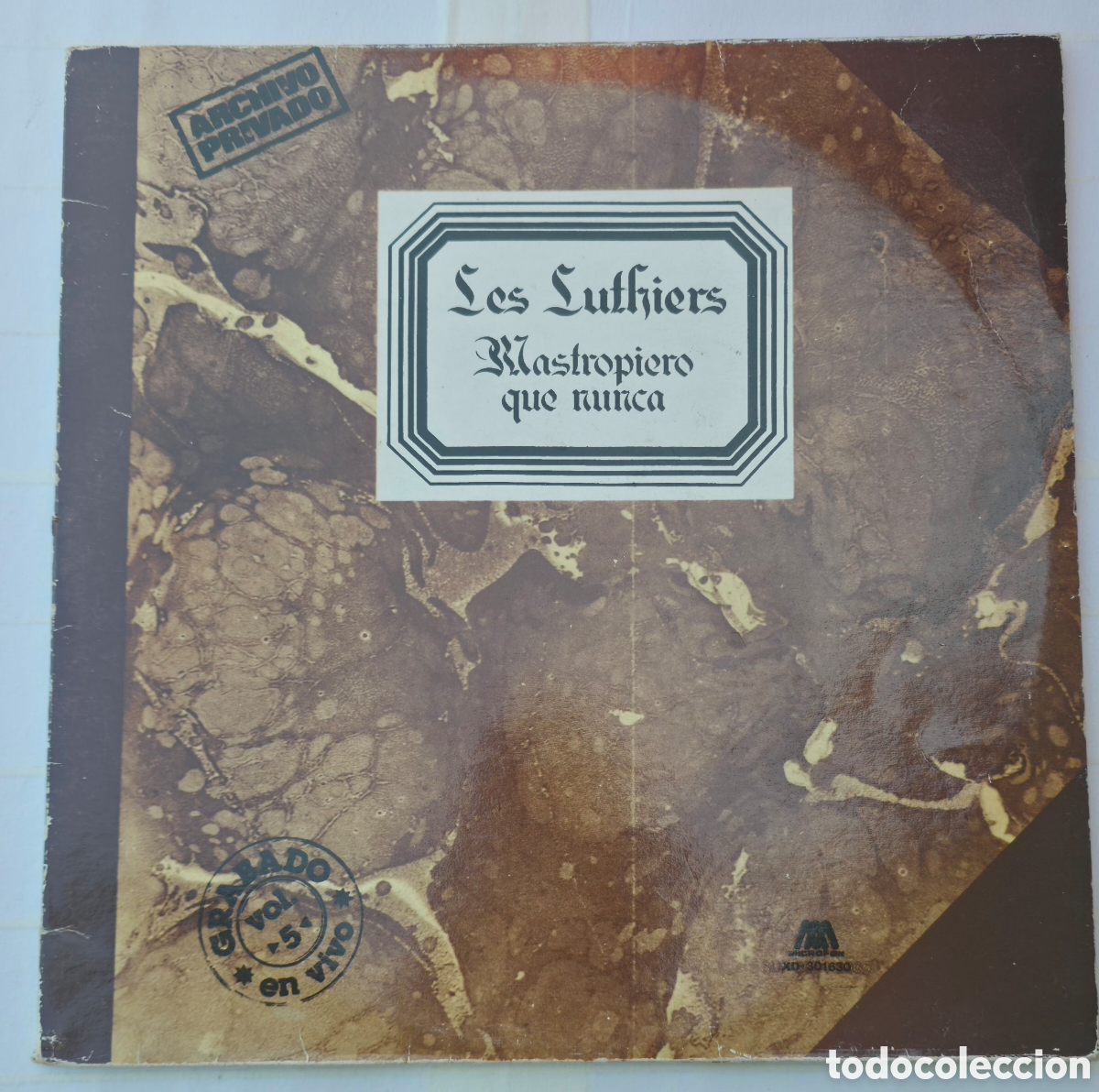 Discos de vinilo: LP Les Luthiers - Mastropiero Que Nunca (1981) Microfon / Ariola N-XD-301.628 - Carpeta Desplegable
