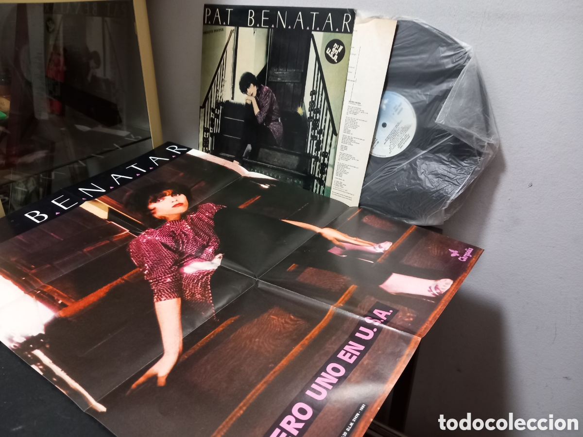 Discos de vinilo: ANTIGUO LP PAT BENATAR PRECIOUS TIME ORIGINAL CON POSTER