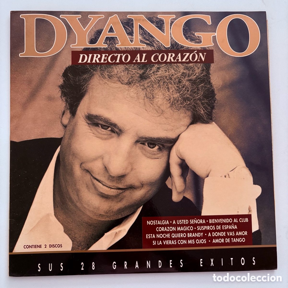 Discos de vinilo: doble lp Dyango &ndash; Directo Al Coraz&oacute;n (Sus 28 Grandes &Eacute;xitos) edicion espa&ntilde;ola de 1994
