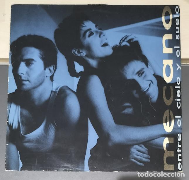 Discos de vinilo: Mecano - Entre El Cielo Y El Suelo - LP Ariola ref. I-207.789. Ed. espa&ntilde;ola 1986.