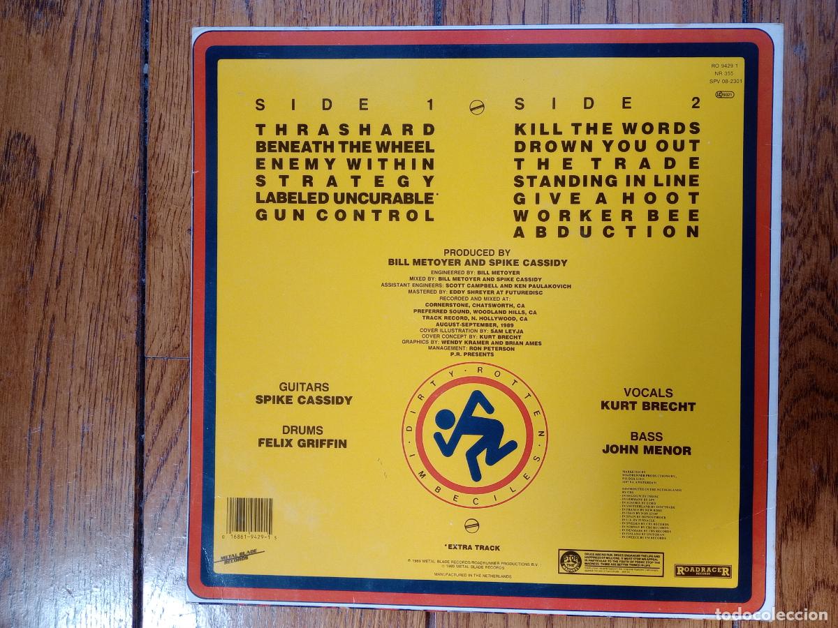Discos de vinilo: D.R.I. - thrash zone - Foto 2